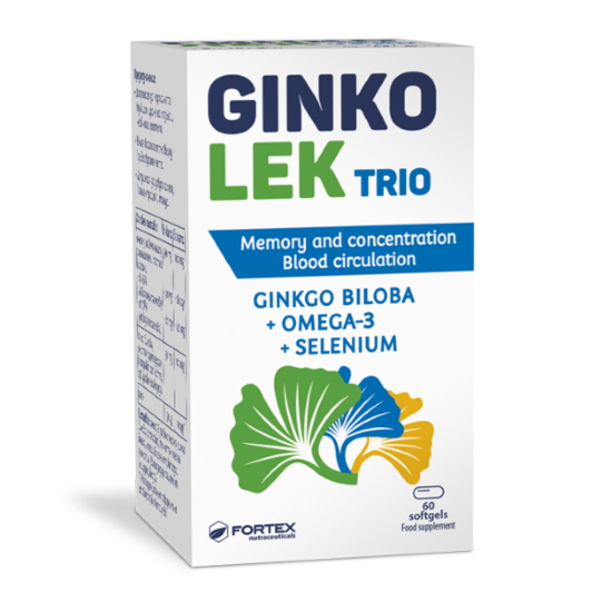 GINKO LEK TRIO (60 kapsulas)